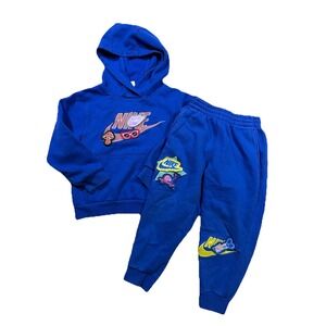 Nike Kids Youth Tracksuit Sweatpants Joggers Retro Patchwork Basketball S 4-5